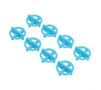 100 clips y cuñas para sistema de nivelación de azulejos de plástico para proyectos de azulejos, espaciadores reutilizables para fijación de huecos de pared en el suelo (azul de 3 mm)