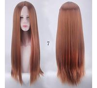 100 cm de largo Staight peluca sintética resistente al calor del partido del anime del pelo de las pelucas 10 colores colorido 7