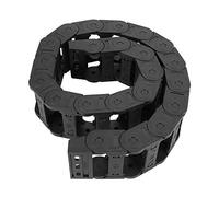 100 cm Largo Nylon Cadena de Arrastre Negro Abierto Ambos Transportadores de Cable Lateral Cadena de Arrastre Máquinas de Grabado CNC 25 x 57 mm