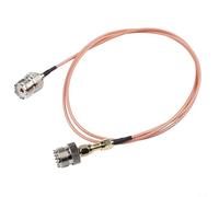 100 cm para sma auf UHF Koaxialkabel RG316 vergoldet mit for sma Kupplung und for sma auf SO-239 Adapter für for baofeng CB Handfunkgeräte for walkie talkie 50 Ohm