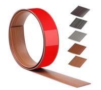 100 cm X 4 cm Tira divisoria de puerta de piso Autoadhesivo,PVC Tira de umbral Para Cocina,Sala De Estar O Bañ,Transición para Suelo Para Unir Huecos De Suelo(Grano De Madera De Teca Tailandesa)