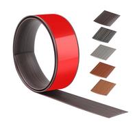 100 cm X 4 cm Tira divisoria de puerta de piso Autoadhesivo,PVC Tira de umbral Para Cocina,Sala De Estar O Bañ,Transición para Suelo Para Unir Huecos De Suelo O Baldosas(Nogal Negro)