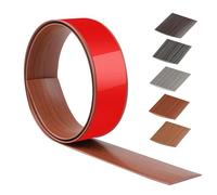 100 cm X 4 cm Tira divisoria de puerta de piso Autoadhesivo,PVC Tira de umbral Para Cocina,Sala De Estar O Bañ,Transición para Suelo Para Unir Huecos De Suelo O Baldosas(Grano De Madera De Nogal)