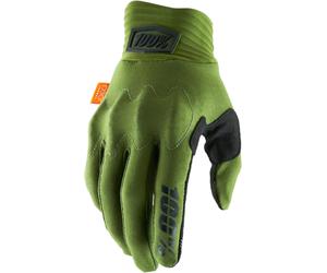100% Cognito Guantes de motocross, verde, tamaño XL para Hombres