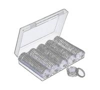 100 Coin Storage Box - Coin Collection Organizer & Storage Case for Collectors & Hobbyists