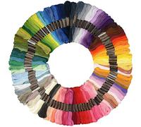 100 Colores Hilos para Pulseras de Nudos - Hilos de Bordar para Punto de Cruz y Tejido, 5m