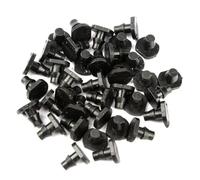 100 conectores de reparación for manguera de jardín de 4/7 mm, for sistemas de microirrigación por goteo. Incluye tapón final y junta de estanqueidad.