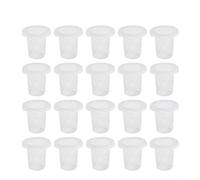 100 copas de red para crecimiento sin suelo, diseño de malla ranurada para mejorar la salud de las raíces y la e drenaje del agua
