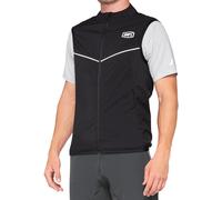 100% Corridor Chaleco de bicicleta, negro, tamaño S para Hombres