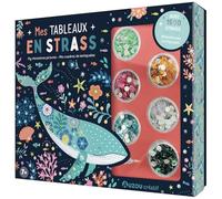 100% CRÉA - Mes Tableaux EN Strass: Avec 1500 Strass