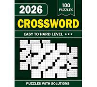 100 Crossword Puzzle Book For Adults and Seniors with Puzzles and Solutions: 100 Crosswords Progressing from Easy to Medium to Hard - Complete Answer Key Provided