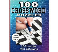 100 Crossword Puzzles: 2025 edition-Volume 1
