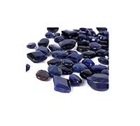100 ct./7 PCS tapa de anillo tamaño africano natural azul zafiro sueltos gemas Lot