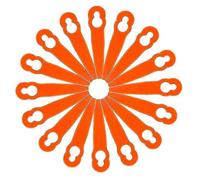 100 cuchillas de repuesto de plástico compatibles con cortadoras de césped Stihl Polycut 2-2 y Polycut
