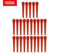 100 cuchillas de repuesto de plástico para cortacésped Gardena Easycut Li-18/23r (100 unidades) Cy-MEINI