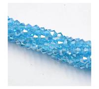 100 cuentas de cristales biconos 4 mm, transparentes, color verde, for hacer joyas para pulseras de amistad(014AB)