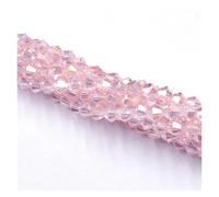 100 cuentas de cristales biconos 4 mm, transparentes, color verde, for hacer joyas para pulseras de amistad(030AB)