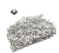 100 Cuentas Espaciadoras de Metal Antiguas para Crucifijo, Pequeñas Cruces Sagradas para Hacer Pulseras, Collares y Joyas