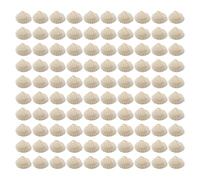 100 cuentas naturales de conchas marinas para decoración de collares, accesorios elegantes hechos a mano, suministros de fabricación de joyas, paquete mixto de conchas