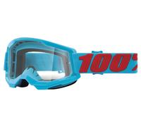 100% Cumbre Strata 2 Gafas de motocross azul claro unisex