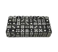 100 dados acrílicos de esquina redonda de 6 caras, dados de juego de rol de múltiples caras para juegos de mesa, aula, enseñanza, fáciles de usar
