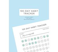 100-Day Habit Tracker: 100 Day Challenge - Goal Setting Progress Tracker - Minimal Habit Tracking Planner - Daily Goal Planner