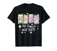 100 Days Is Alotl School Cute Axolotl Aula Niños Niña Camiseta