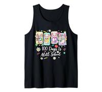 100 Days Is Alotl School Cute Axolotl Aula Niños Niña Camiseta sin Mangas