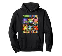 100 Days Is Alotl School Cute Axolotl Aula Niños Niña Sudadera con Capucha
