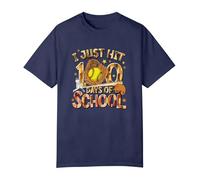 100 Days of School - Camiseta de béisbol de manga corta para profesoras, A01-azul marino, 3XL