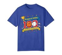 100 Days of School - Camiseta de béisbol de manga corta para profesoras, A02-azul, 3XL