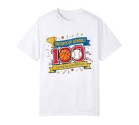 100 Days of School - Camiseta de béisbol de manga corta para profesoras, A02-blanco, 3XL