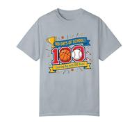 100 Days of School - Camiseta de béisbol de manga corta para profesoras, A02-light Ashy, XL