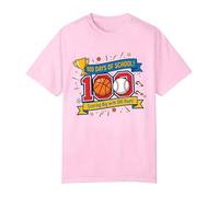 100 Days of School - Camiseta de béisbol de manga corta para profesoras, A02-rosa, XL