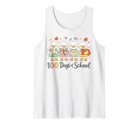 100 Days of School Ducks Cute Teacher 100th Day Kids Camiseta sin Mangas