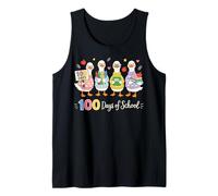 100 Days of School Goose Cute Teacher 100th Day Kids Camiseta sin Mangas