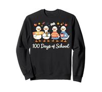 100 Days of School Goose Cute Teacher 100th Day Kids Sudadera