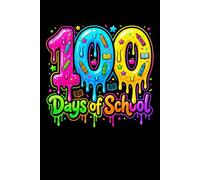 100 Days Of School Ice Cream Drip Notebook Kids Teachers: Perfect for note-taking, planning, work, travel, idea jotting, habit tracking, 120 Pages, Medium 6 x 9 Inches