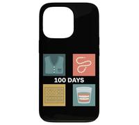 100 Days of School - Kit de Disfraz de Vieja Persona, Tarjeta de Bingo Carcasa para iPhone 13 Pro