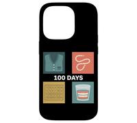 100 Days of School - Kit de Disfraz de Vieja Persona, Tarjeta de Bingo Carcasa para iPhone 14 Pro