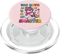 100 Days of School Smarter Dabbing Unicorn Coquette Bow Girl PopSockets PopGrip para MagSafe