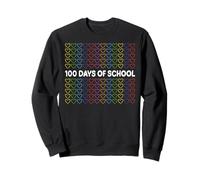 100 Days of School Teacher Kids 100th Day School Kids Sudadera