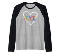 100 Days of School Teacher Kids 100th Day Smarter Camiseta Manga Raglan