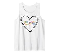 100 Days of School Teacher Kids 100th Day Smarter Camiseta sin Mangas