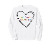 100 Days of School Teacher Kids 100th Day Smarter Sudadera