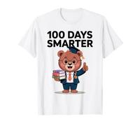 100 Days Smarter Bear Kids School Celebration Camiseta