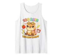 100 Days You Must Be Capy, Lindo Chico de Escuela con Forma de carpincho Leopardo Camiseta sin Mangas