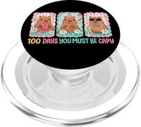100 Days You Must Be Capy, Lindo Chico de Escuela con Forma de carpincho Leopardo PopSockets PopGrip para MagSafe