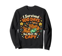 100 Days You Must Be Capy, Lindo Chico de Escuela con Forma de carpincho Leopardo Sudadera