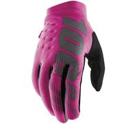100% de Mujer Brisker Cold-Weather Guantes M Neón Rosa / Negro 10005-00007
